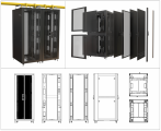 Новинка в Hyperline – напольные серверные шкафы серии TSR