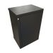 WRline WR-TW-1866-GP-RAL9004 Шкаф настенный 19-дюймовый (19"), 18U, 908x600х600мм, стеклянная дверь, ручка с замком, цвет черный (RAL 9004) (разобранный)