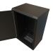 WRline WR-TW-2266-SR-RAL9004 Шкаф настенный 19-дюймовый (19"), 22U, 1086x600х600мм, цельнометаллическая дверь с замком, цвет черный (RAL 9004) (разобранный)