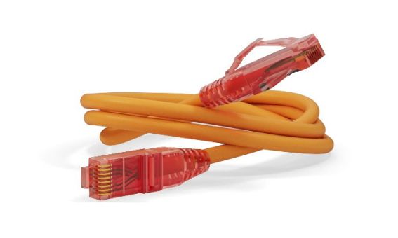 Hyperline PC-LPM-UTP-RJ45-RJ45-C5e-0.15M-LSZH-OR Патч-корд U/UTP, Cat.5е (100% Fluke Component Tested), LSZH, 0.15 м, оранжевый