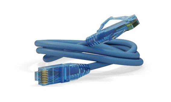 Hyperline PC-LPM-UTP-RJ45-RJ45-C6-0.5M-LSZH-BL Патч-корд U/UTP, Cat.6 (100% Fluke Component Tested), LSZH, 0.5 м, синий