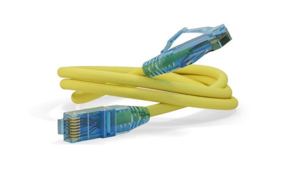 Hyperline PC-LPM-UTP-RJ45-RJ45-C6-1.5M-LSZH-YL Патч-корд U/UTP, Cat.6 (100% Fluke Component Tested), LSZH, 1.5 м, желтый