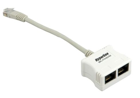 Hyperline SPL-YT4-E2-E2 Разветвитель RJ-45 4Pr.T568A/T568B -> 2 x 2Pr.10BASE-T