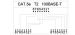 Hyperline SPL-YT4-E2-E2 Разветвитель RJ-45 4Pr.T568A/T568B -> 2 x 2Pr.10BASE-T