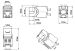 Hyperline KJ8-8P8C-C5e-180-TLS-SH-F-WH Вставка Keystone Jack RJ-45(8P8C), категория 5e, экранированная, тип 180 градусов, Toolless, белая