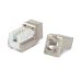 Hyperline KJNE-8P8C-C5e-90-SH-F-WH Вставка Keystone Jack RJ-45(8P8C), категория 5e, экранированная, 110 IDC, заделка с помощью NE-TOOL, белая