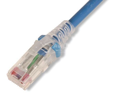 Патч-корд Siemon MC6-02M-06, Cat6, U/UTP, 2м, LSZH, синий, AWG26