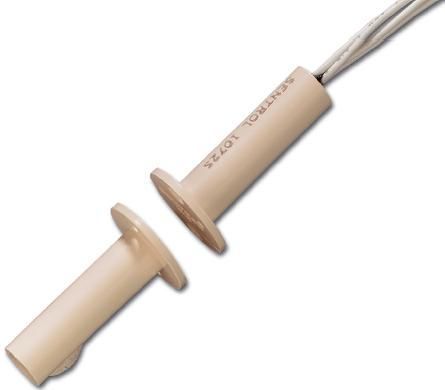 GE Security Interlogix 1072-N Recessed Flanged Contact with Wire Leads