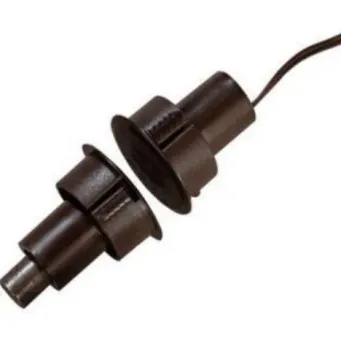 GE Security Interlogix 1076D-M Recessed Steel Door Contact with Wire Leads