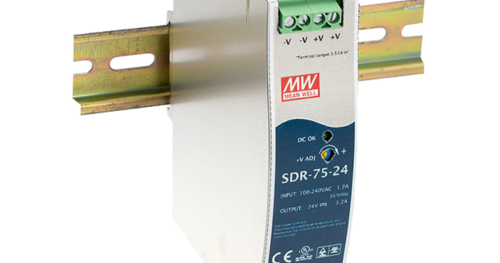 MeanWell SDR-75-12, Блок питания, 12В, 6.3А, 75Вт